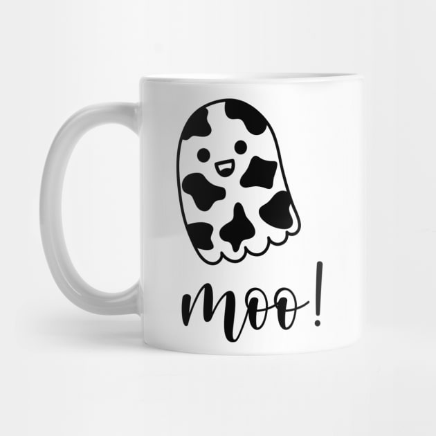 Ghost Cow, Moo I mean Boo Halloween by Darksavage